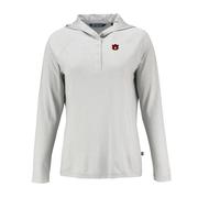  Auburn Cutter & Buck Women's Coastline Epic Comfort Hoodie