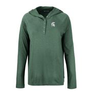  Michigan State Cutter & Buck Women's Coastline Epic Comfort Hoodie