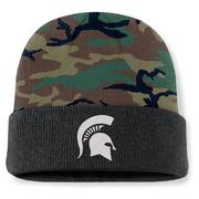  Michigan State Nike Military Terra Standard Cuff Beanie