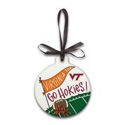  Virginia Tech Ceramic Flat Ornament