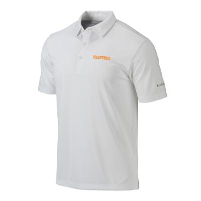 Tennessee Columbia Golf Volunteers Omni Wick Drive Polo WHITE