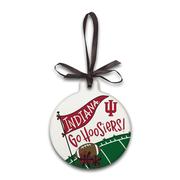  Indiana Hoosiers Ceramic Flat Ornament