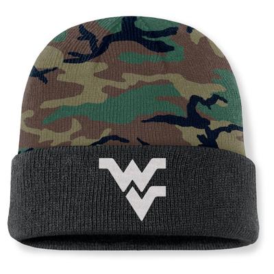 West Virginia Nike Military Terra Standard Cuff Beanie