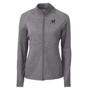  Georgia Cutter & Buck Women's Adapt Eco Knit Heather Full Zip Jacket