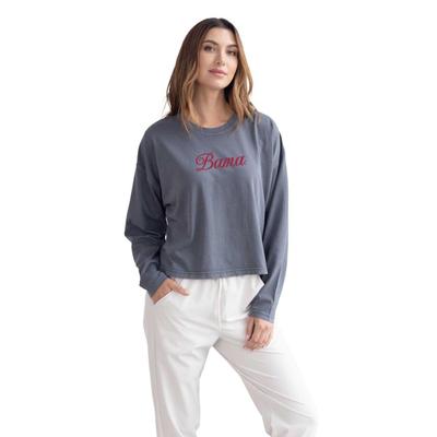 Alabama Chicka-D Sorority Girl Bar Harbour Salt Wash Long Sleeve Tee