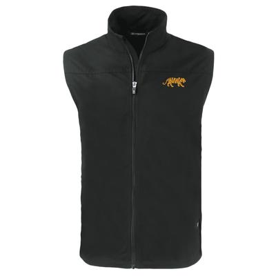 LSU Cutter & Buck Silhouette Charter Charter Full Zip Vest