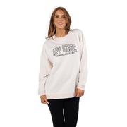  App State Chicka- D Oversized Embroidery Warm Up Crew