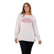  Arkansas Chicka- D Oversized Embroidery Warm Up Crew