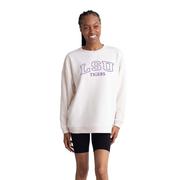  Lsu Chicka- D Oversized Embroidery Warm Up Crew