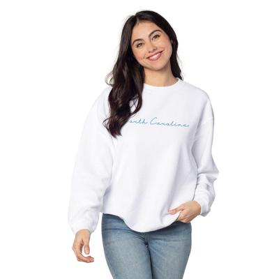 UNC Chicka-D Heavy Script Corded Sweatshirt