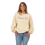  Virginia Tech Chicka- D Heavy Script Corded Sweatshirt