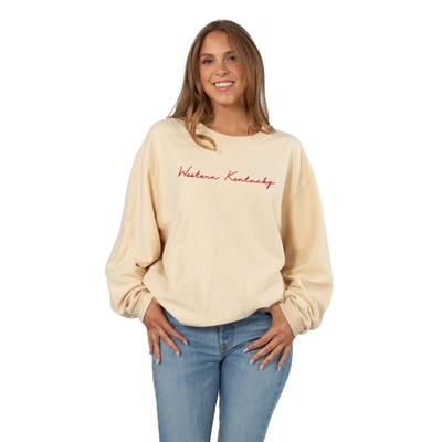 Western Kentucky Chicka-D Heavy Script Corded Sweatshirt