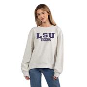  Lsu Chicka- D Chenille Fill Embroidery Old School Crew