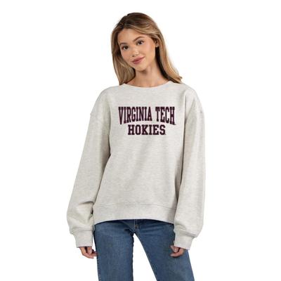 Virginia Tech Chicka-D Chenille Fill Embroidery Old School Crew