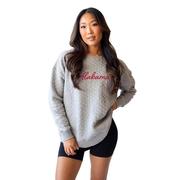  Alabama Chicka- D Study Group Embroidery Quilted Pullover