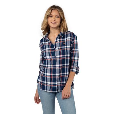 Virginia Chicka-D Boyfriend Plaid Woven Shirt