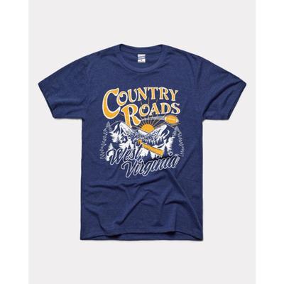 West Virginia Charlie Hustle Country Roads Tee