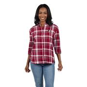  Florida State Chicka- D Boyfriend Plaid Woven Shirt