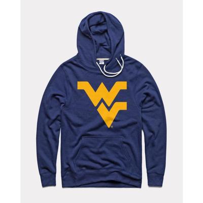 West Virginia Charlie Hustle Flying WV Hoodie