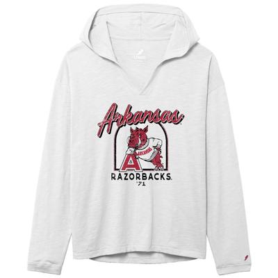 Arkansas League Women's Slub Hoodie