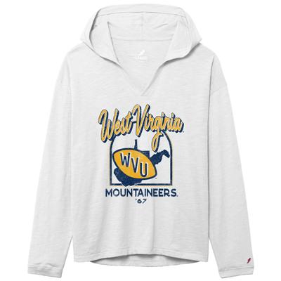 West Virginia League Women's Slub Hoodie