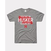  Nebraska Charlie Hustle You ' Re In Husker Country Tee