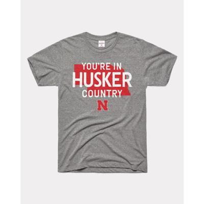 Nebraska Charlie Hustle You're In Husker Country Tee