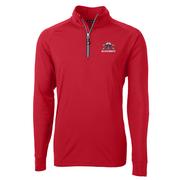  Nebraska Cutter & Buck Blackshirts Adapt Eco Knit Quarter Zip Pullover