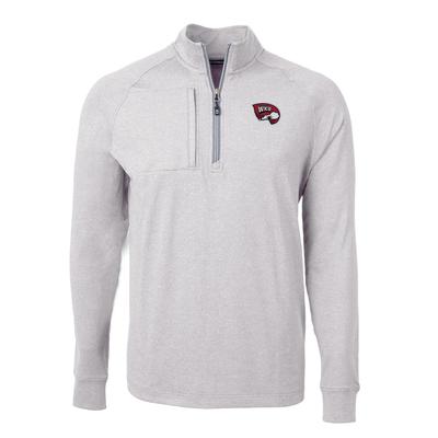 Western Kentucky Cutter & Buck Vault State Adapt Eco Knit Heather 1/4 Zip Pullover