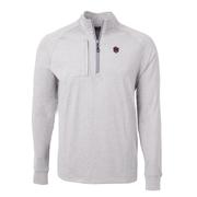  Auburn Cutter & Buck Vault Cartoon Adapt Eco Knit Heather 1/4 Zip Pullover