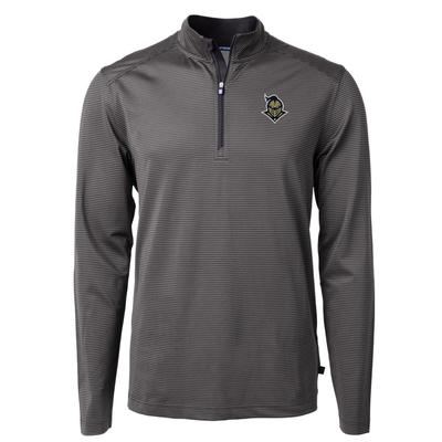 UCF Cutter & Buck Knight Eco Pique Micro Stripe 1/2 Zip Pullover