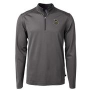  Ucf Cutter & Buck Knight Eco Pique Micro Stripe 1/2 Zip Pullover