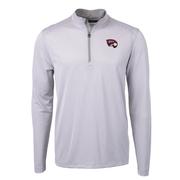  Western Kentucky Cutter & Buck Vault State Eco Pique Micro Stripe 1/2 Zip Pullover