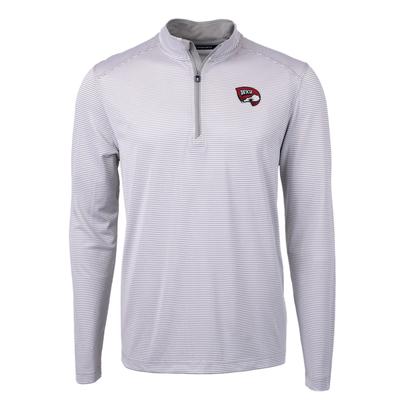 Western Kentucky Cutter & Buck Vault State Eco Pique Micro Stripe 1/2 Zip Pullover