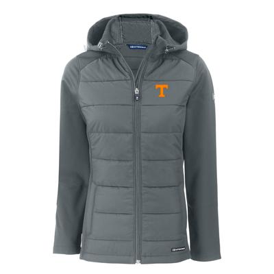 Tennessee Cutter & Buck Women's Evoke Hybrid Eco Softshell Full Zip Jacket