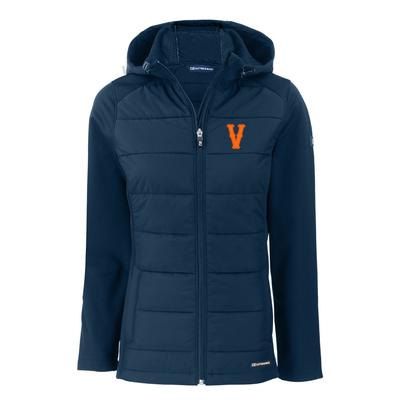 Virginia Cutter & Buck Vault Women's Evoke Hybrid Eco Softshell Full Zip Jacket