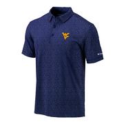  West Virginia Columbia Golf Slicer Polo