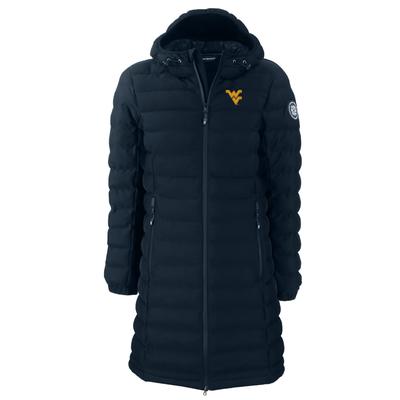 West Virginia Cutter & Buck Women's Mission Ridge Repreve Eco Insulated Jacket