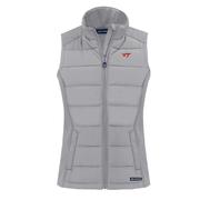  Virginia Tech Cutter & Buck Women's Evoke Hybrid Vest