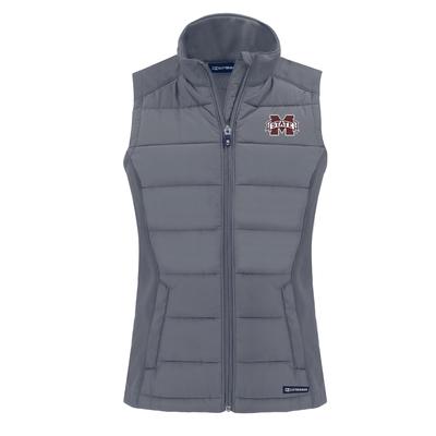 Mississippi State Cutter & Buck Women's Evoke Hybrid Vest