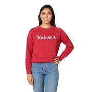  Alabama Chicka- D Rope Embroidery Boxy Raglan Crew