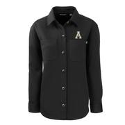  App State Cutter & Buck Women's Roam Eco Knit Shirt Jacket