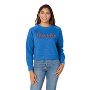  Florida Chicka- D Rope Embroidery Boxy Raglan Crew