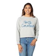  Unc Chicka- D Rope Embroidery Boxy Raglan Crew