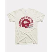  Arkansas Charlie Hustle Ark Will Never Yield Tee