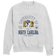  Unc League Women's Throwback Fleece Crew