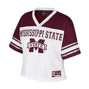  Mississippi State Colosseum Women's Treasure Football Jersey