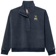  West Virginia League Women's Stretch Cord 1/2 Zip