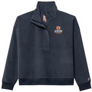  Auburn League Women's Stretch Cord 1/2 Zip