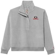  Georgia League Women's Stretch Cord 1/2 Zip